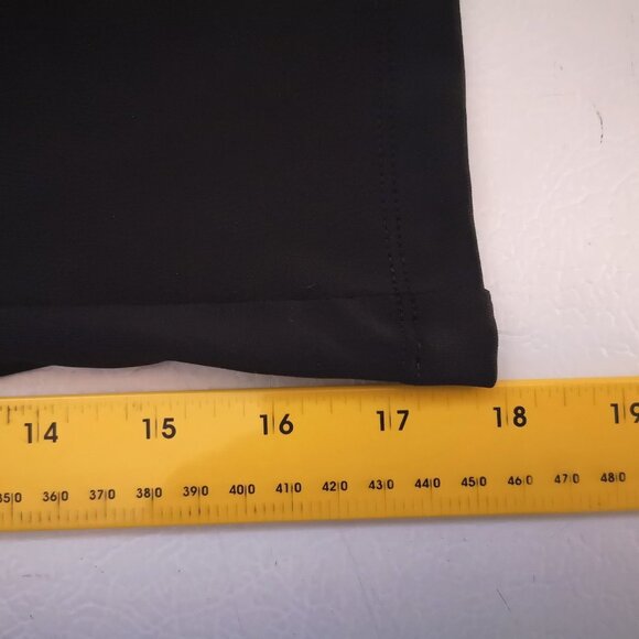 Denise Austin Qwick-Dri Ladies Black Size Large Elastic Waist Capri Length Pants - Picture 15 of 15